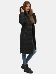Geacă de iarnă parka femei neagra OZONEE JS/M736/392Z