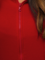 Hanorac femei roșu închis OZONEE JS/W03Z