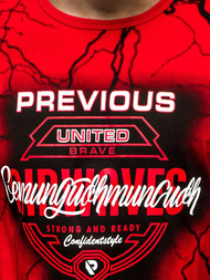 Tricou bărbați rosii OZONEE JS/SS10962