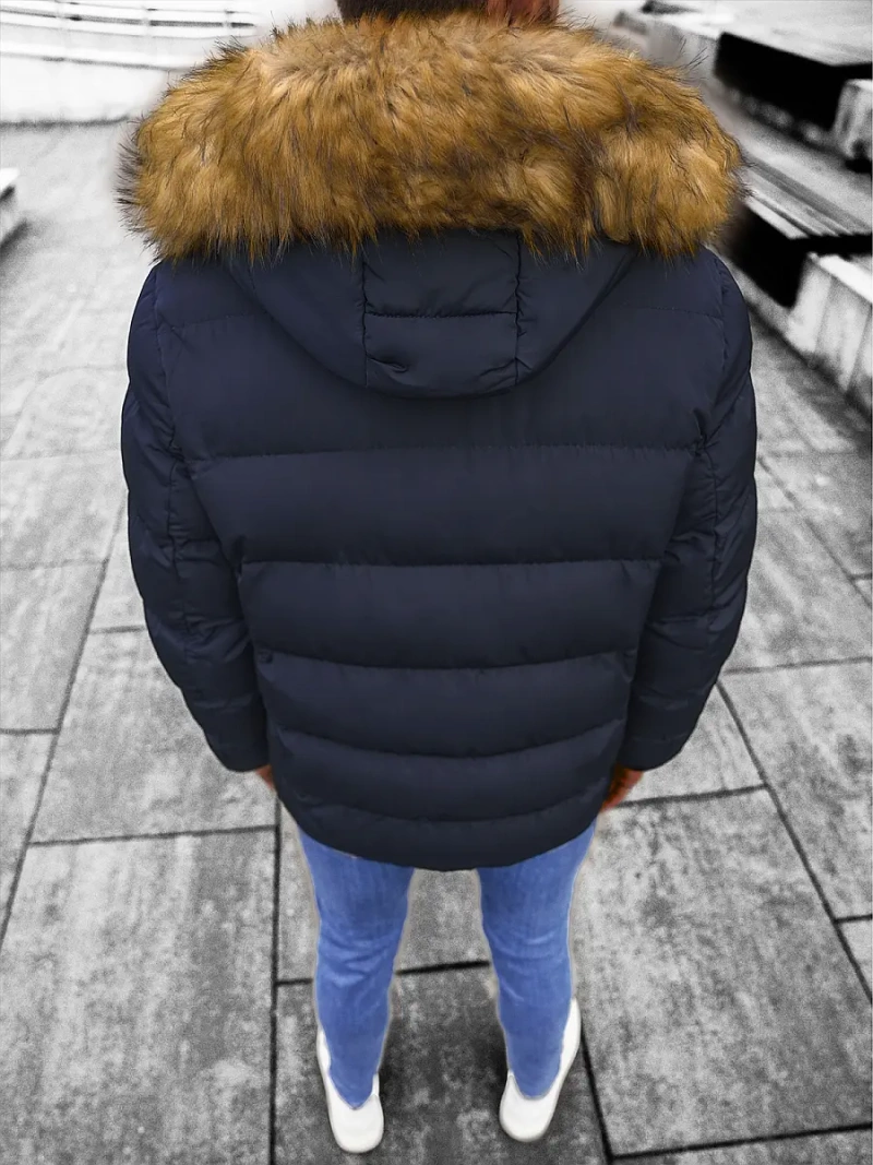 Geacă bărbați albastru marin OZONEE JS/M8107