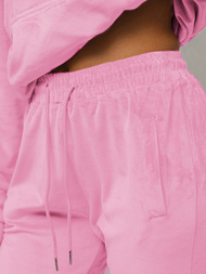 Compleu dama din catifea roz pudră OZONEE O/8C1175/38Z