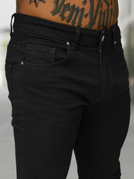 Blugi bărbaţi negri OZONEE BL/JK885