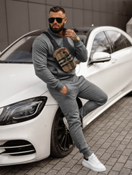 Compleu sport bărbaţi antracit OZONEE JS/68C10385/5Z