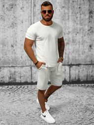 Compleu sport bărbaţi alb OZONEE O/12133Z