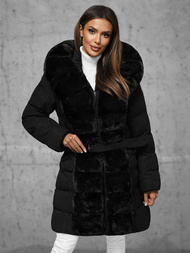 Geacă de femei neagra OZONEE JS/5M3158/392