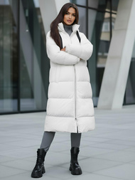 Geacă de femei alb OZONEE JS/5M3163/281Z