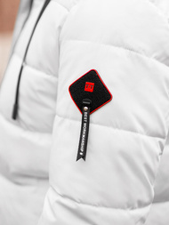 Geacă de iarnă bărbați alb OZONEE JS/31M5031/281Z