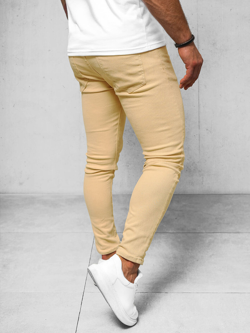 Blugi Bărbaţi Bej OZONEE O/E7887M