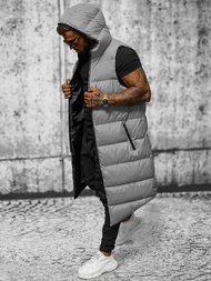 Vestă bărbați gri OZONEE O/M3203Z