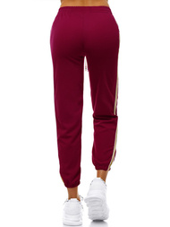 Pantaloni de training dame bordo OZONEE JS/1020/B13