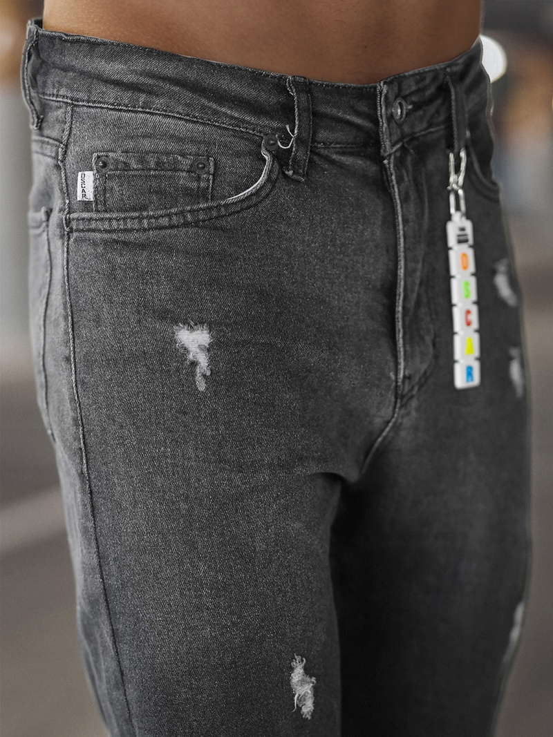 Pantaloni jogger bărbați antracit OZONEE DO/6108/5