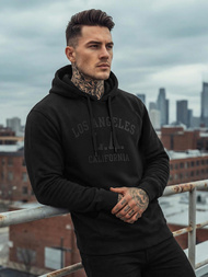 Hanorac bărbați negru OZONEE JS/8B1972/3