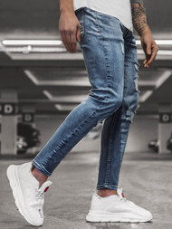 Pantaloni bărbaţi albaștri OZONEE DP/521