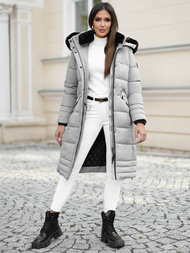 Geacă de femei gri OZONEE O/W377Z