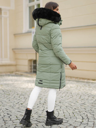 Geacă de femei verde-mentă OZONEE O/W377Z