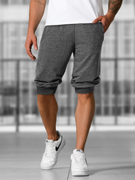 Pantaloni scurți sport bărbați antracit OZONEE JS/XW07/5Z