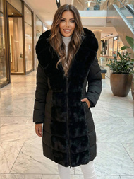 Geacă de femei neagra OZONEE JS/5M3158/392Z