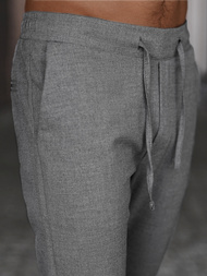 Pantaloni chino bărbaţi gri închis OZONEE DJ/5539Z