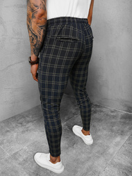 Pantaloni chino bărbaţi albastru marin OZONEE DJ/2282/22