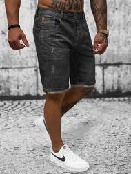 Pantaloni scurti bărbați negri OZONEE O/24000