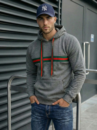 Hanorac bărbați antracit OZONEE JS/8B1735/5Z