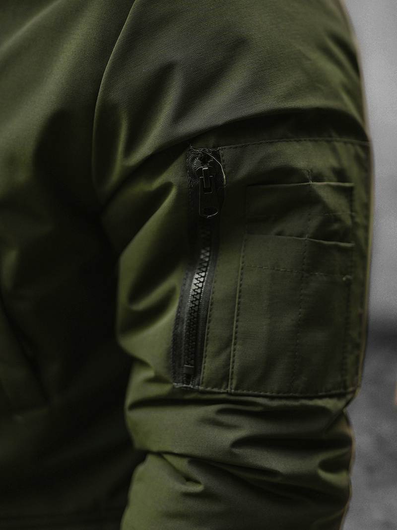 Jachetă bărbați kaki OZONEE JS/M2019/136