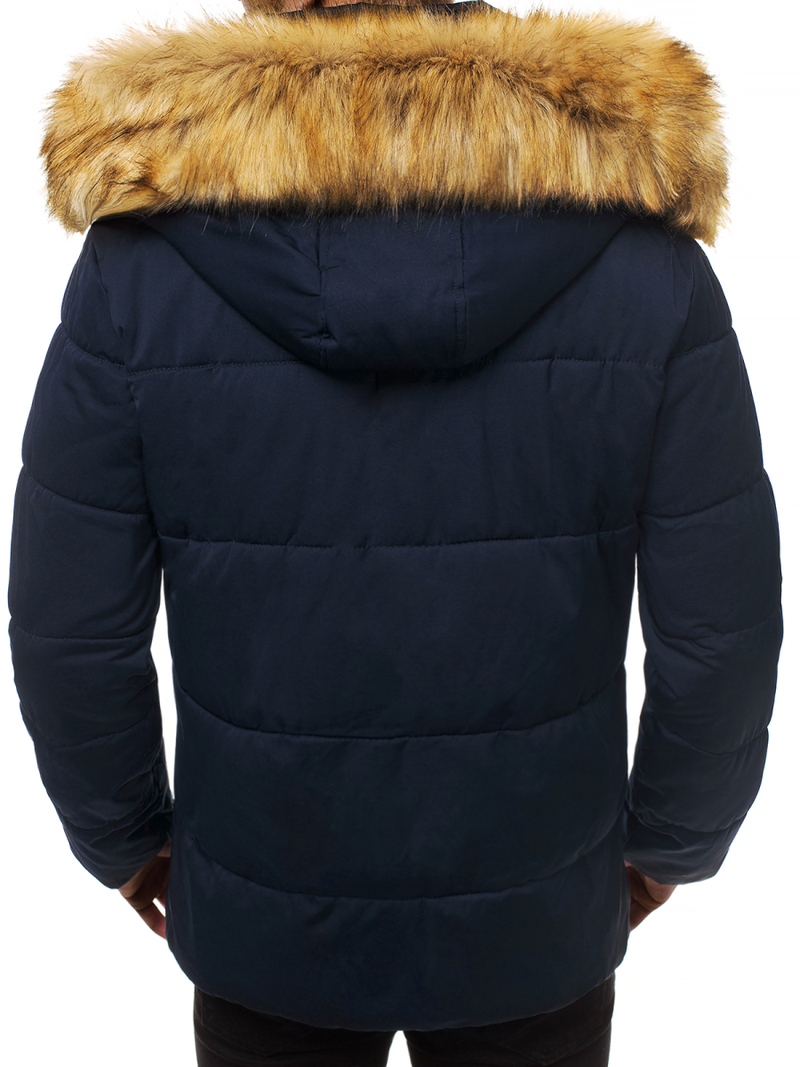 Jachetă bărbați albastru marin OZONEE JD/336