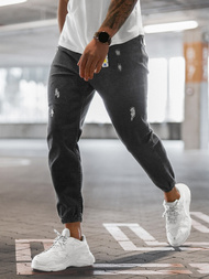 Pantaloni jogger bărbați antracit OZONEE DO/6108/5