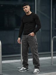 Blugi bărbaţi antracit OZONEE O/KK2828/5Z