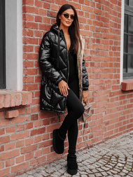 Geacă de femei neagra OZONEE JS/5M3189/392Z