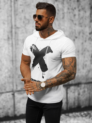 Tricou bărbați alb OZONEE JS/8T203