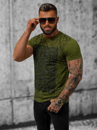 Tricou bărbați verde OZONEE O/T122/29Z