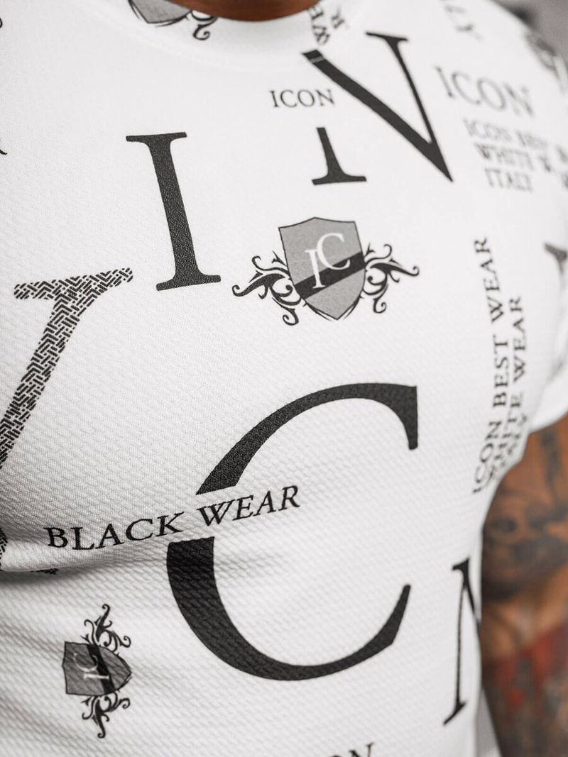 Tricou bărbați alb OZONEE O/T6482