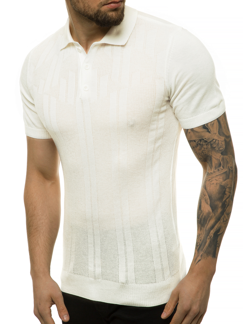 Pulover bărbați écru OZONEE L/2495