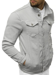 Geacă de blugi bărbați gri OZONEE G/620