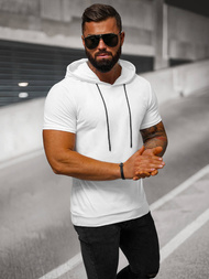 Tricou bărbați alb OZONEE JS/8T955/1