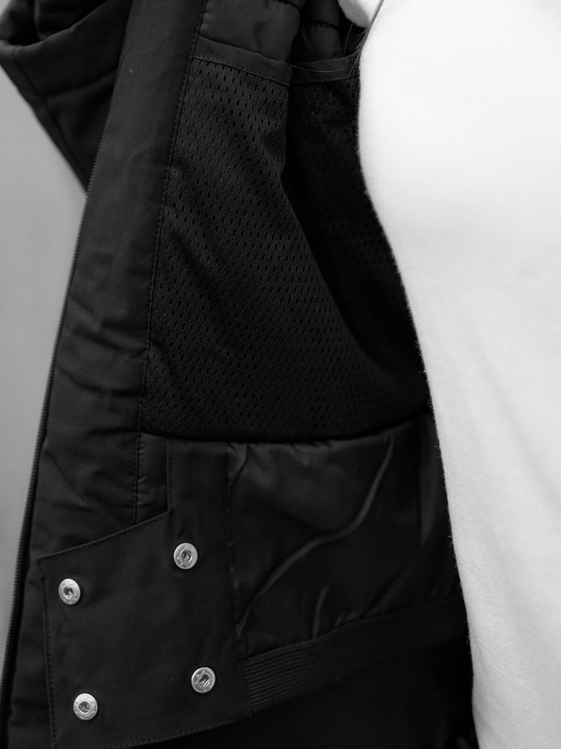 Geacă de iarnă femei neagră OZONEE JS/HH012/1Z