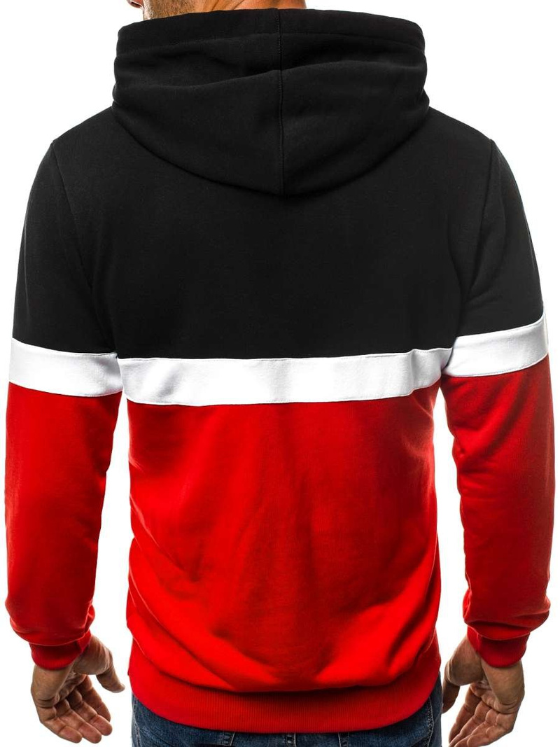 Hanorac bărbați roșie OZONEE A/0963Z