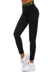 Colanţi femei negru-verde OZONEE O/82353