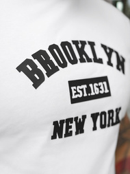 Tricou bărbați alb OZONEE NB/MT3134