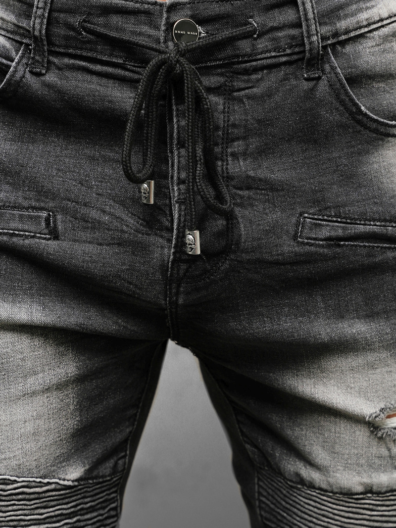 Pantaloni scurti bărbați negri OZONEE NB/MP0033N/1