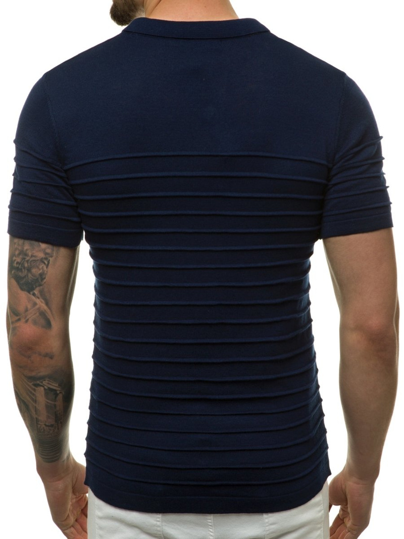 Pulover bărbați albastru albastru marin OZONEE L/2318