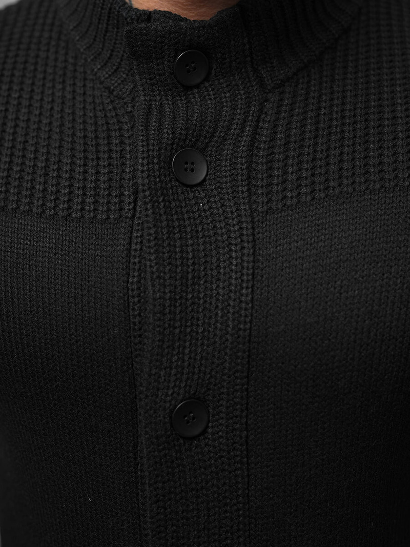 Pulover bărbați negru OZONEE NB/MM6011/4