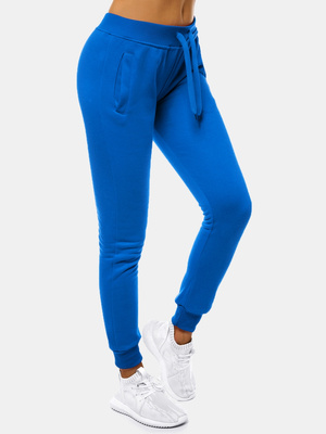 Pantaloni de training femei albaștri OZONEE JS/CK01