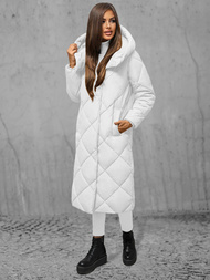 Geacă de femei alb OZONEE JS/5M3173/281