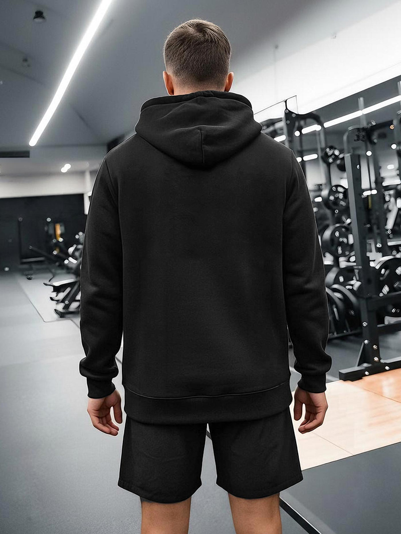 Hanorac bărbați negru OZONEE JS/8B1736/3