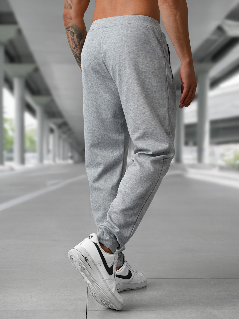 Pantaloni de trening bărbaţi gri OZONEE JS/15K1835/2