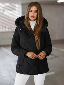 Geacă de femei neagra OZONEE JS/5M3175/392Z