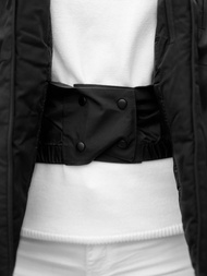 Geacă de iarnă femei neagră OZONEE JS/HH012/1Z