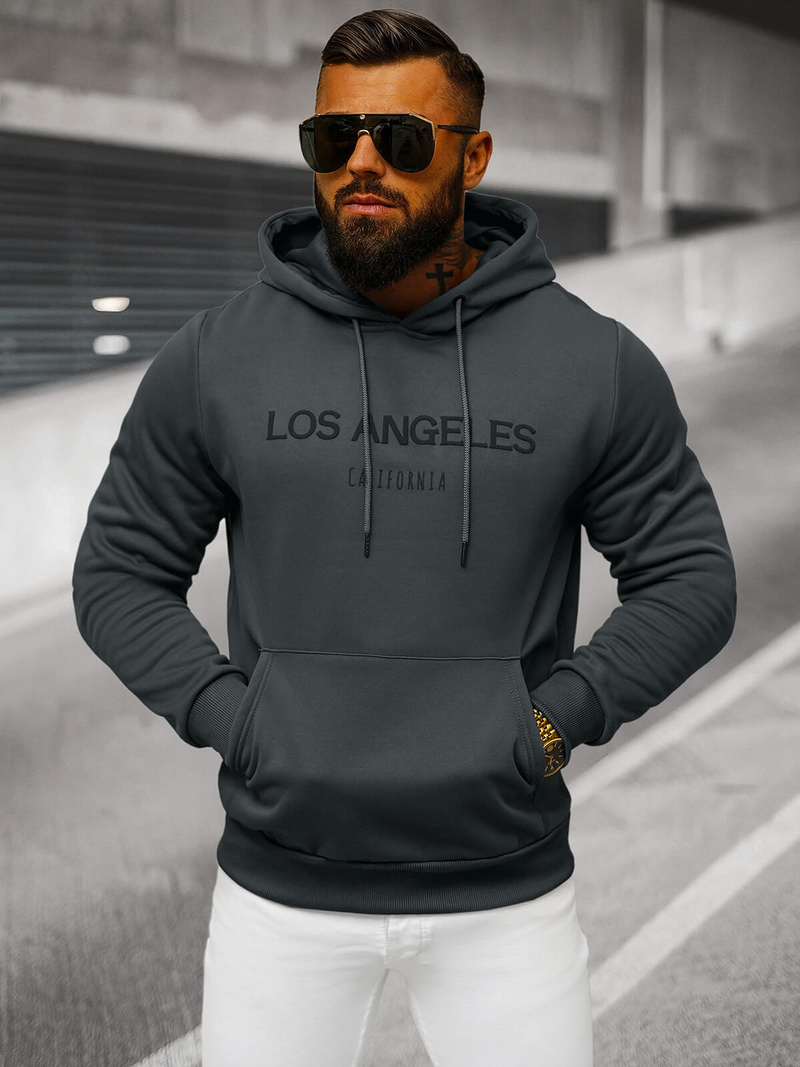 Hanorac bărbați antracit OZONEE JS/27B6507/5